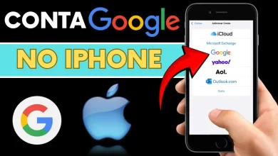 como adicionar conta Google no iPhone